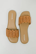 Load image into Gallery viewer, Screen Woven Square Toe Sandal
