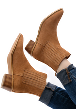 Load image into Gallery viewer, Leonor Suede Ankle Boot in Tan
