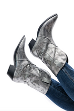 Load image into Gallery viewer, Jersey Metallic Boot in Silver
