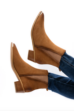 Load image into Gallery viewer, Wylie Suede Ankle Boot in Tan
