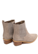 Load image into Gallery viewer, Leonor Suede Ankle Boot in Taupe
