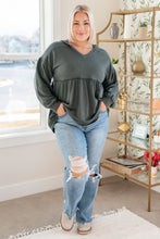 Load image into Gallery viewer, She's Not Wrong Hooded V-Neck Pullover
