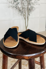 Load image into Gallery viewer, Shore Thing Slip on Sandals in Prism Black
