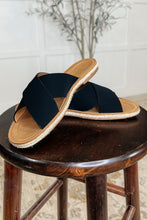 Load image into Gallery viewer, Shore Thing Slip on Sandals in Prism Black
