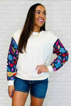 Load image into Gallery viewer, Sing a Melody Floral Sleeve Top
