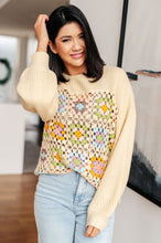 Load image into Gallery viewer, Square Dance Granny Square Sweater

