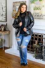 Load image into Gallery viewer, Streets of Dublin Faux Leather Blazer
