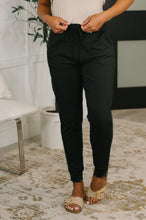 Load image into Gallery viewer, Sweat It High Waisted Joggers in Black
