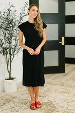 Load image into Gallery viewer, Sweet Like That Casual Dress in Black
