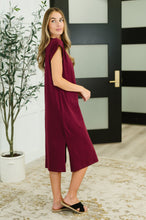 Load image into Gallery viewer, Sweet Like That Casual Dress in Cabernet
