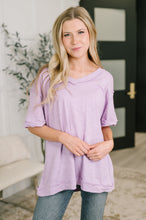 Load image into Gallery viewer, Thanks To You Relaxed Tee in Lilac
