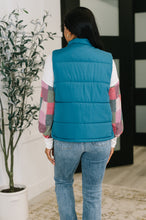 Load image into Gallery viewer, That's What I'm Talkin' About Puffer Vest in Teal
