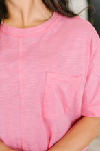 Load image into Gallery viewer, The Layback Relaxed Basic Tee in Pink
