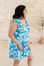 Load image into Gallery viewer, The Sun's Been Quite Kind V-Neck Dress in Blue
