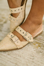 Load image into Gallery viewer, Usual Pointy Toe Double Buckle Flat
