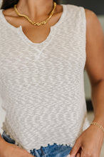 Load image into Gallery viewer, What&#39;s the Plan Lettuce Hem Tank in Heather Grey
