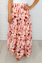 Load image into Gallery viewer, Words Fail Me Watercolor Print Maxi Skirt

