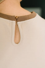 Load image into Gallery viewer, Your Place Or Mine Contrast Detail Midi Dress
