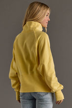 Load image into Gallery viewer, Yellow Quarter Zip Sweatshirt
