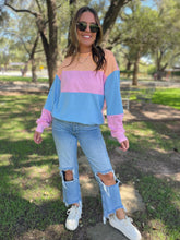 Load image into Gallery viewer, Finnley Colorblock Pullover in Four Colors
