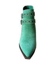 Load image into Gallery viewer, Elsa Leather Ankle Boot in Teal
