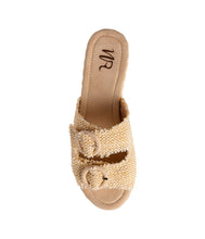 Load image into Gallery viewer, Eriwen Buckle Wedge in Cream
