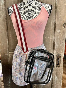 Clear Crossbody Stadium Bag