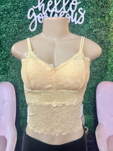 Load image into Gallery viewer, Craving Sunshine Lace Bralette Top
