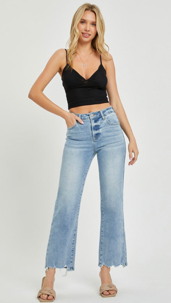 Blake Relaxed Straight Leg Jeans by Risen