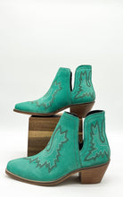 Load image into Gallery viewer, Kickin&#39; Booties in Turquoise Suede
