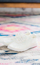 Load image into Gallery viewer, Mayo Glitter Sneakers in White
