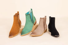 Load image into Gallery viewer, Wylie Suede Ankle Boot in Tan
