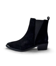 Load image into Gallery viewer, Wylie Suede Ankle Boot in Black
