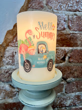 Load image into Gallery viewer, Hello Summer Truck Candle Sleeve
