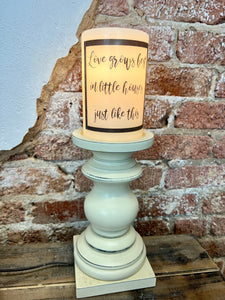 Love Grows Best Candle Sleeve
