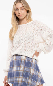Home For The Holidays Knit Top