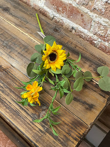 Sunflower Garden 18in Pick