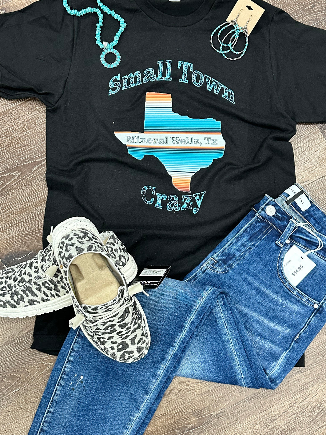 Small Town Crazy Graphic T-Shirt