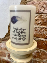 Load image into Gallery viewer, Psalm 91:4 Candle Sleeve
