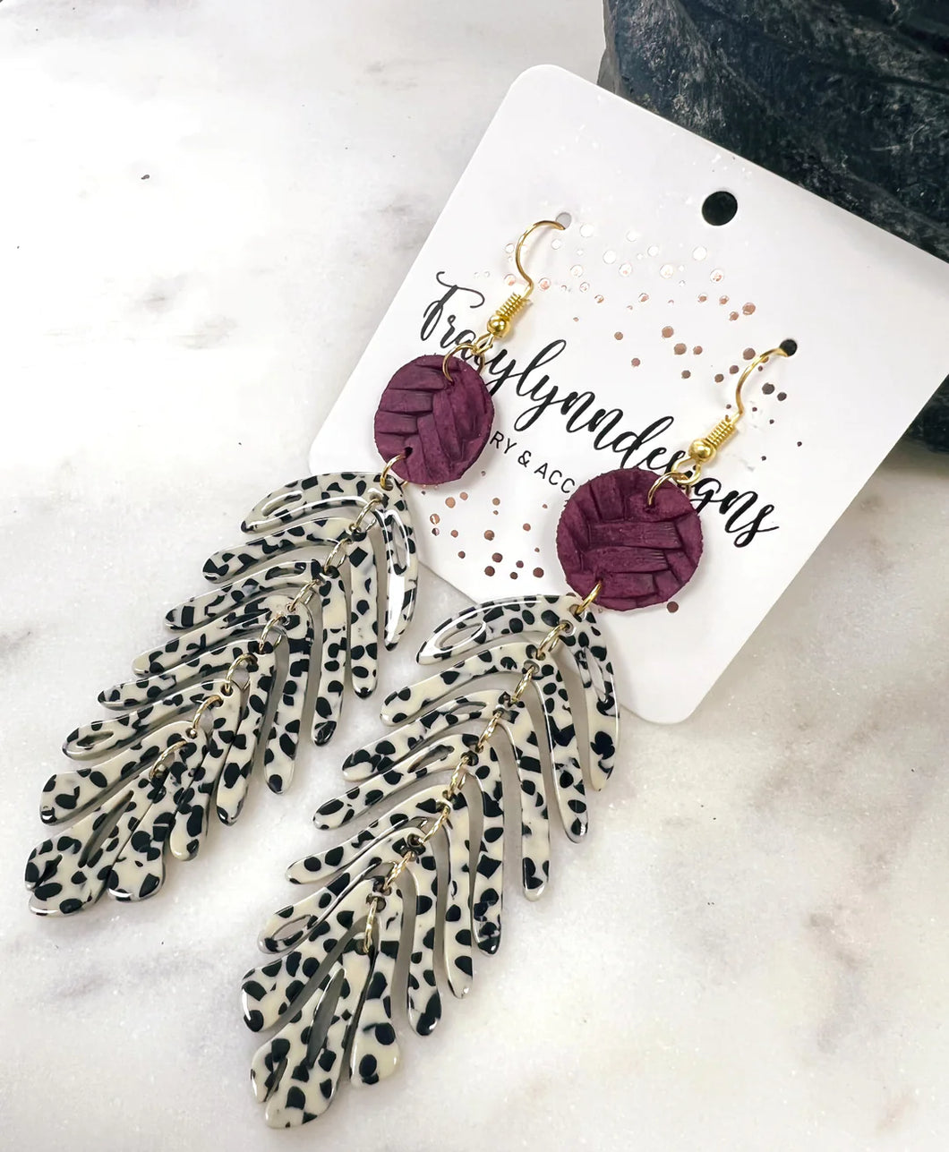 ON THE TOWN PALMS EARRINGS