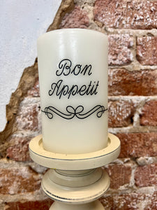 Bon Appetit Candle Sleeve