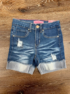 Girls Blue Jean Shorts