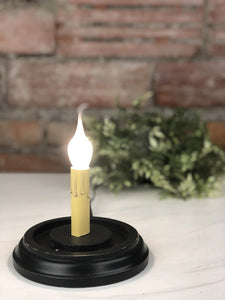 Small Candle Sleeves Electric Round Base