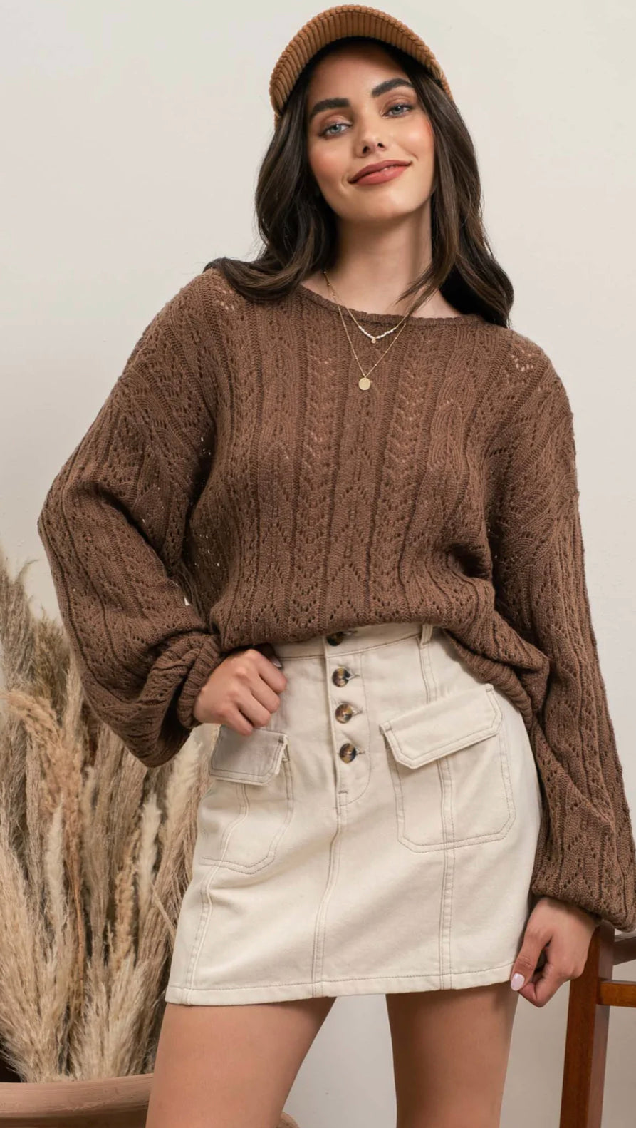 Home For The Holidays Knit Top