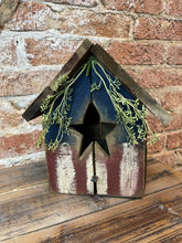 Load image into Gallery viewer, Liberty Birdhouse Wooden Decor
