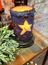 Load image into Gallery viewer, Navy Krunch Star Candle Sleeve
