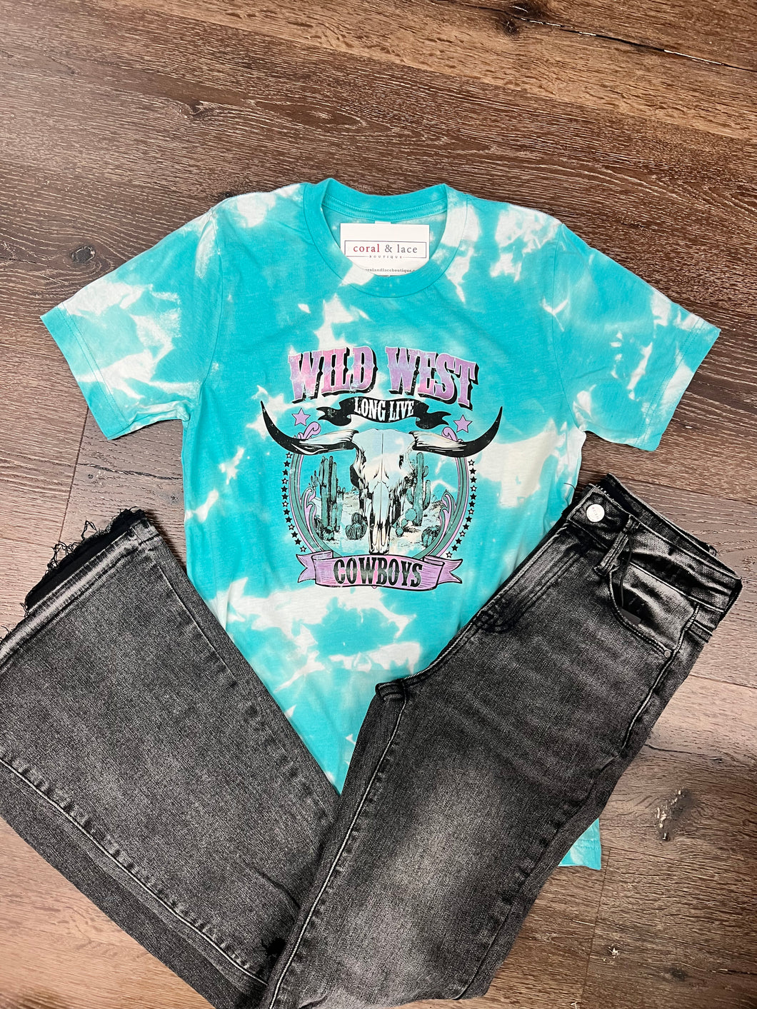 Wild West Long Live Cowboys Graphic Tee