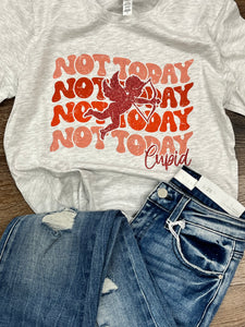 Not Today Cupid Graphic Teeshirt