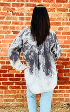 Load image into Gallery viewer, Caslon Bleach Splatter Flannel Top
