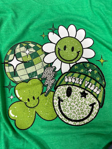 Lucky Vibes Graphic T-Shirt